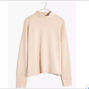 Madewell Hemp-Cotton Mockneck Sweatshirt